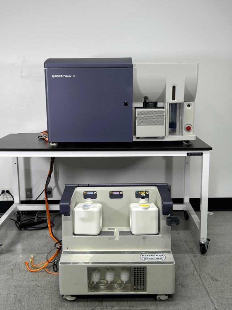 Image of BD FACSAria III Cell Sorter w/ Fluidics Cart